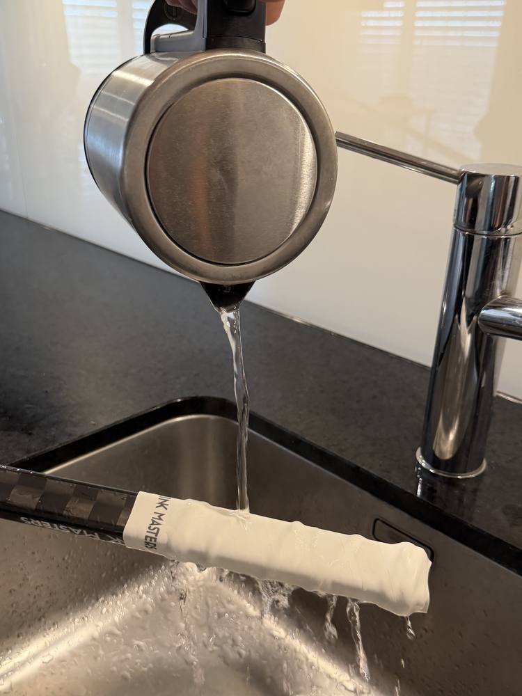 Mit heissem Wasser schrumpfen